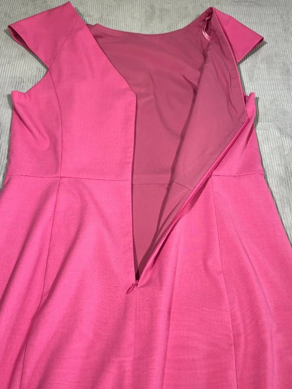 Banana Republic Pink Midi Sheath Dress 14 Spring Wedding Guest Cocktail Party - Picture 6 of 12
